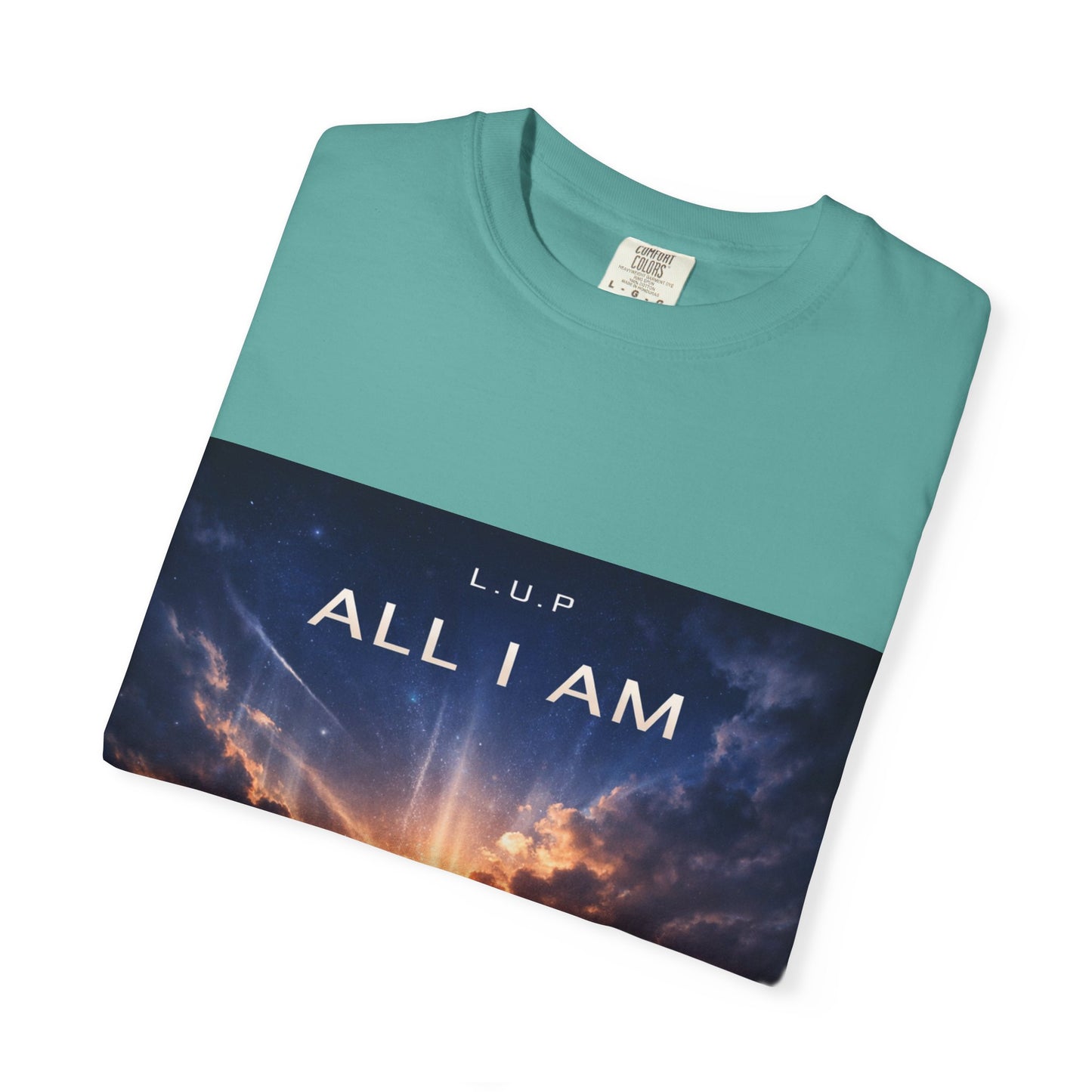 All I Am T‑Shirt — Inspirational Sunset Silhouette Graphic Tee