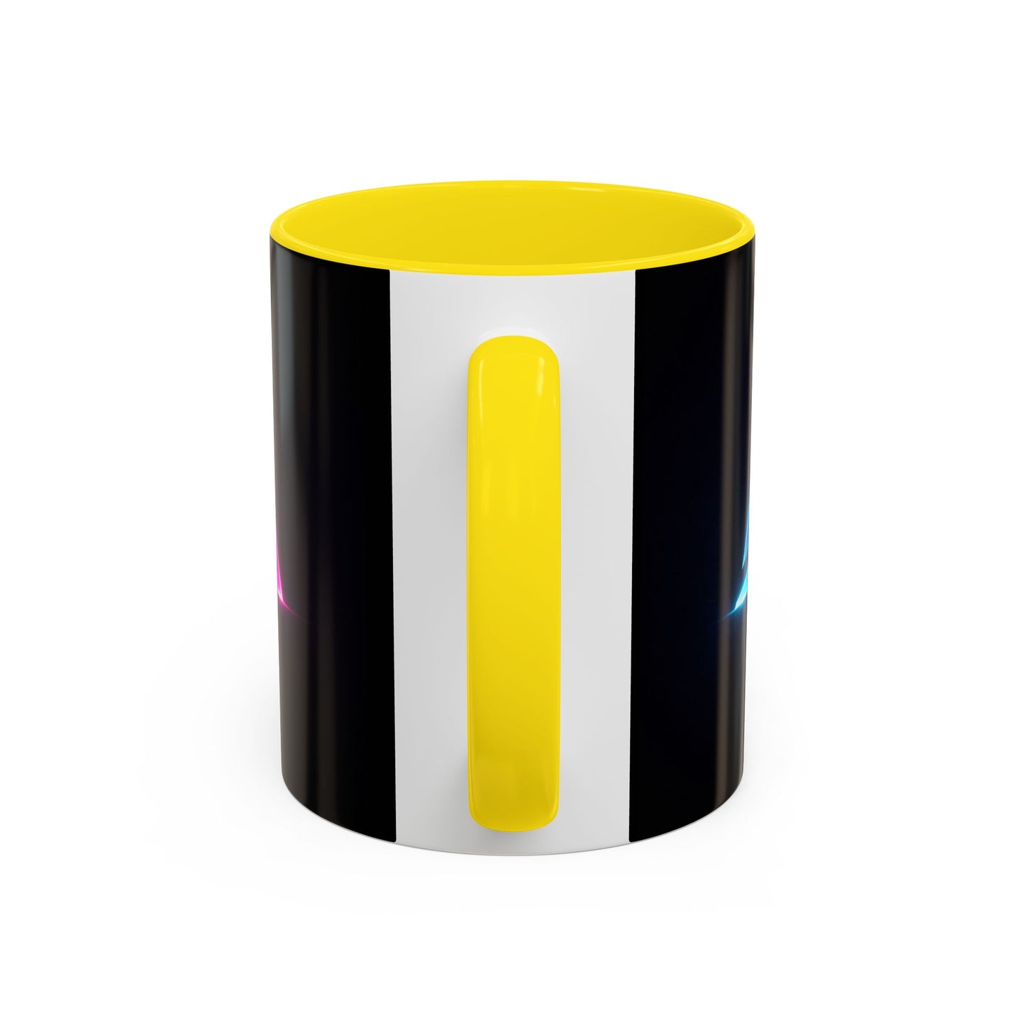 Neon Triangle Accent Coffee Mug — 11/15oz