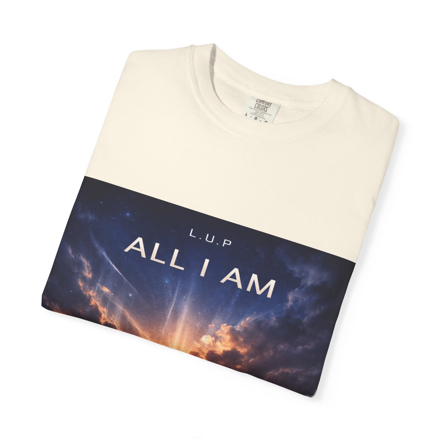 All I Am T‑Shirt — Inspirational Sunset Silhouette Graphic Tee