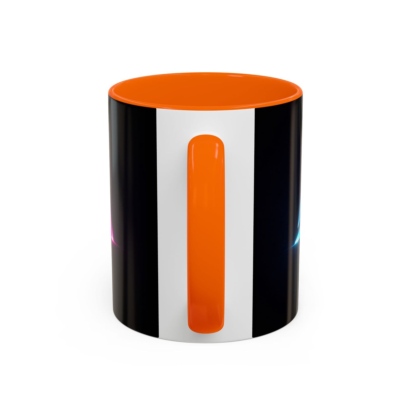 Neon Triangle Accent Coffee Mug — 11/15oz