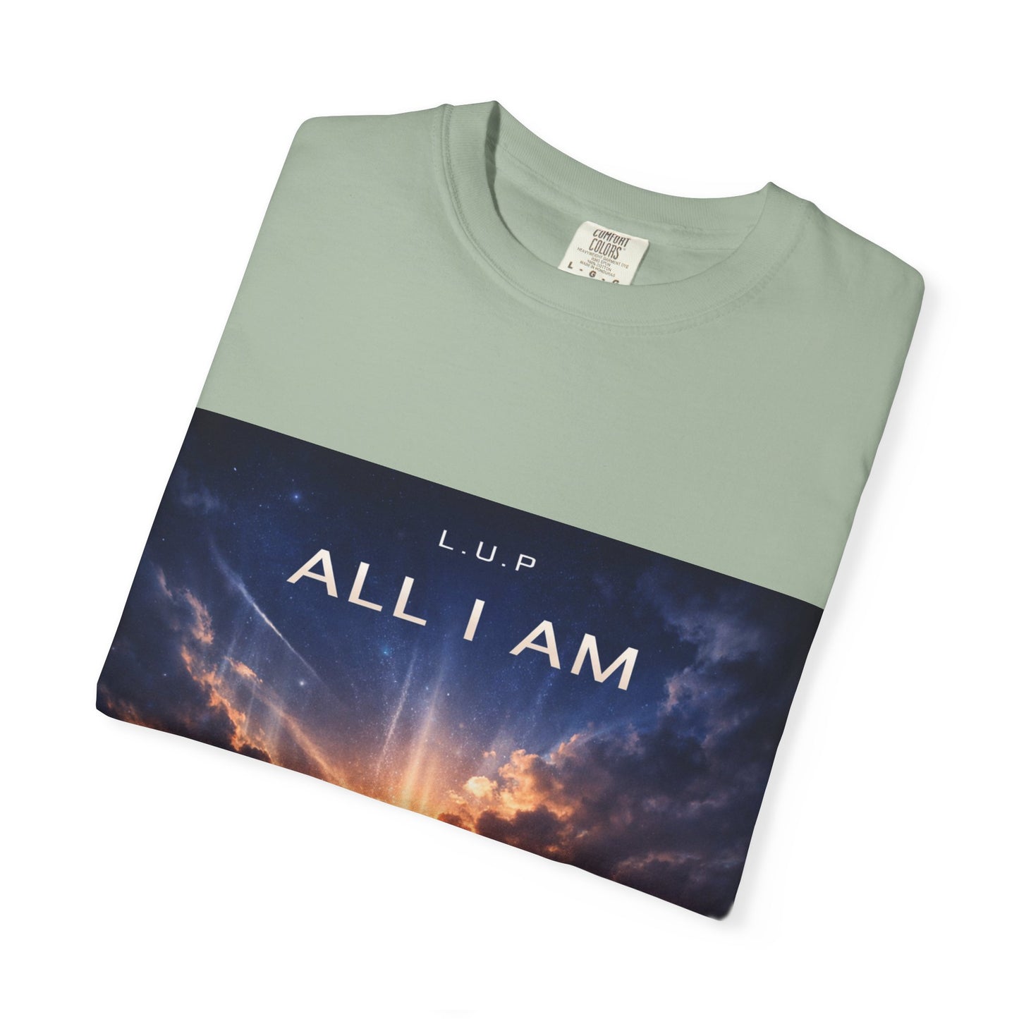 All I Am T‑Shirt — Inspirational Sunset Silhouette Graphic Tee