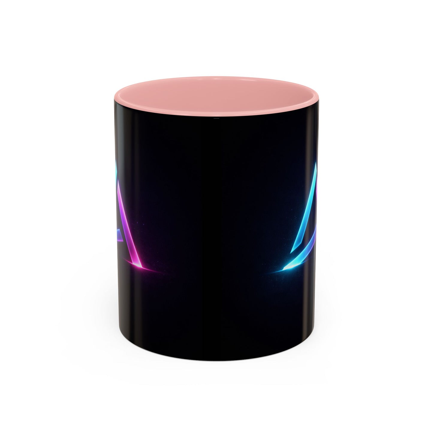 Neon Triangle Accent Coffee Mug — 11/15oz