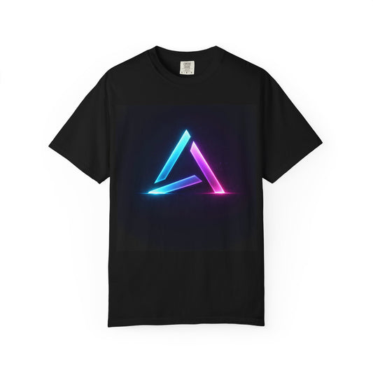 L.U.P - Neon Triangle Graphic T-Shirt — Retro Vaporwave Glow Tee