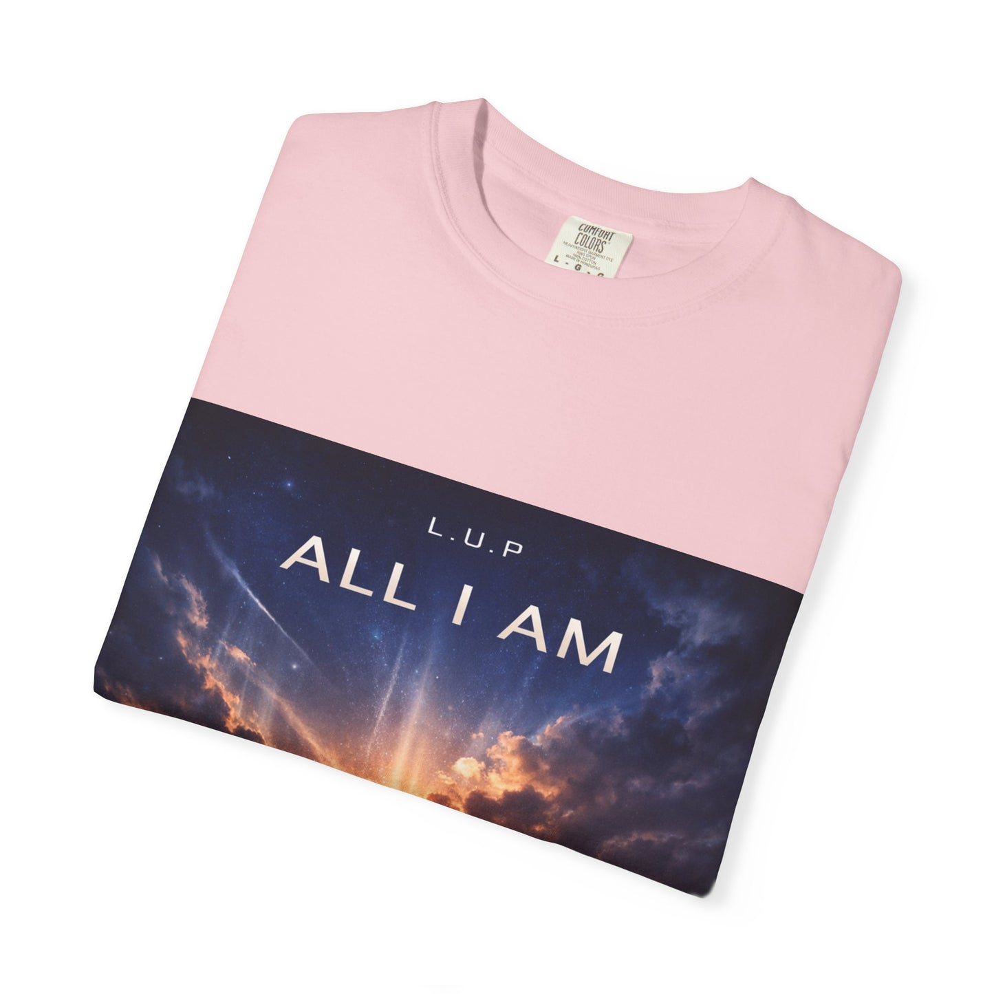 All I Am T‑Shirt — Inspirational Sunset Silhouette Graphic Tee