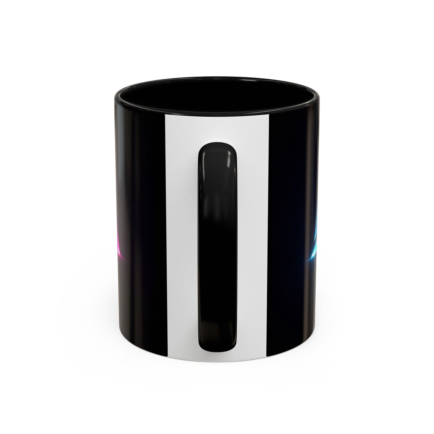 Neon Triangle Accent Coffee Mug — 11/15oz