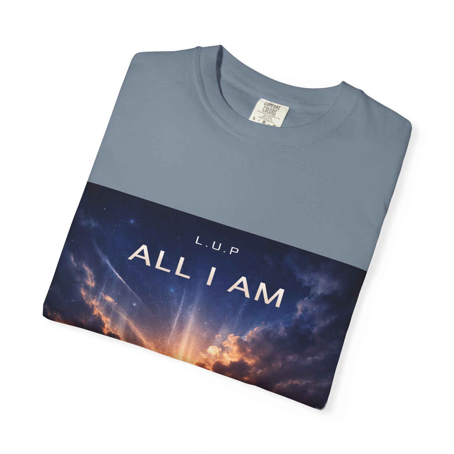All I Am T‑Shirt — Inspirational Sunset Silhouette Graphic Tee