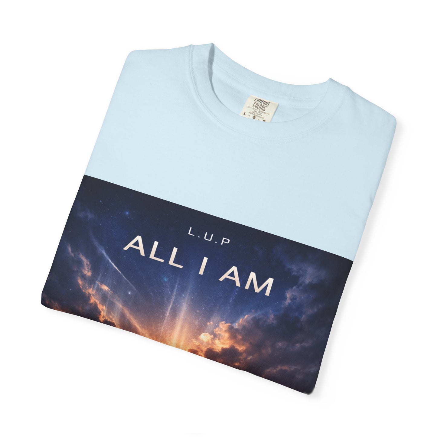 All I Am T‑Shirt — Inspirational Sunset Silhouette Graphic Tee